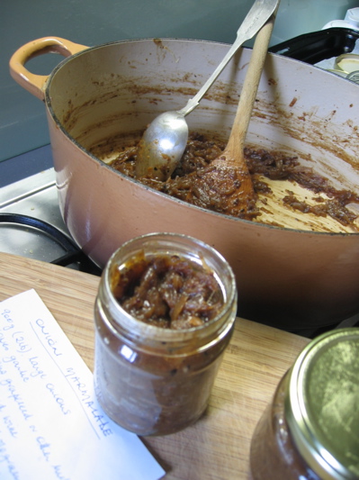 onion marmalade jar